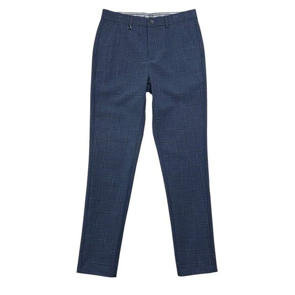 Blinece Blinece London Men's Size 30 Blue Plaid Dress Pants - Picture 1 of 12